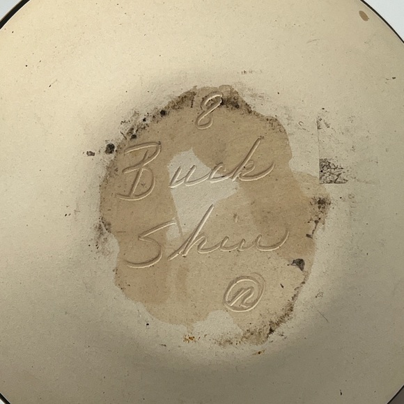 Vintage Hand-Painted Native American Pottery, Desert Pueblo “Buckskin” - Picture 5 of 7